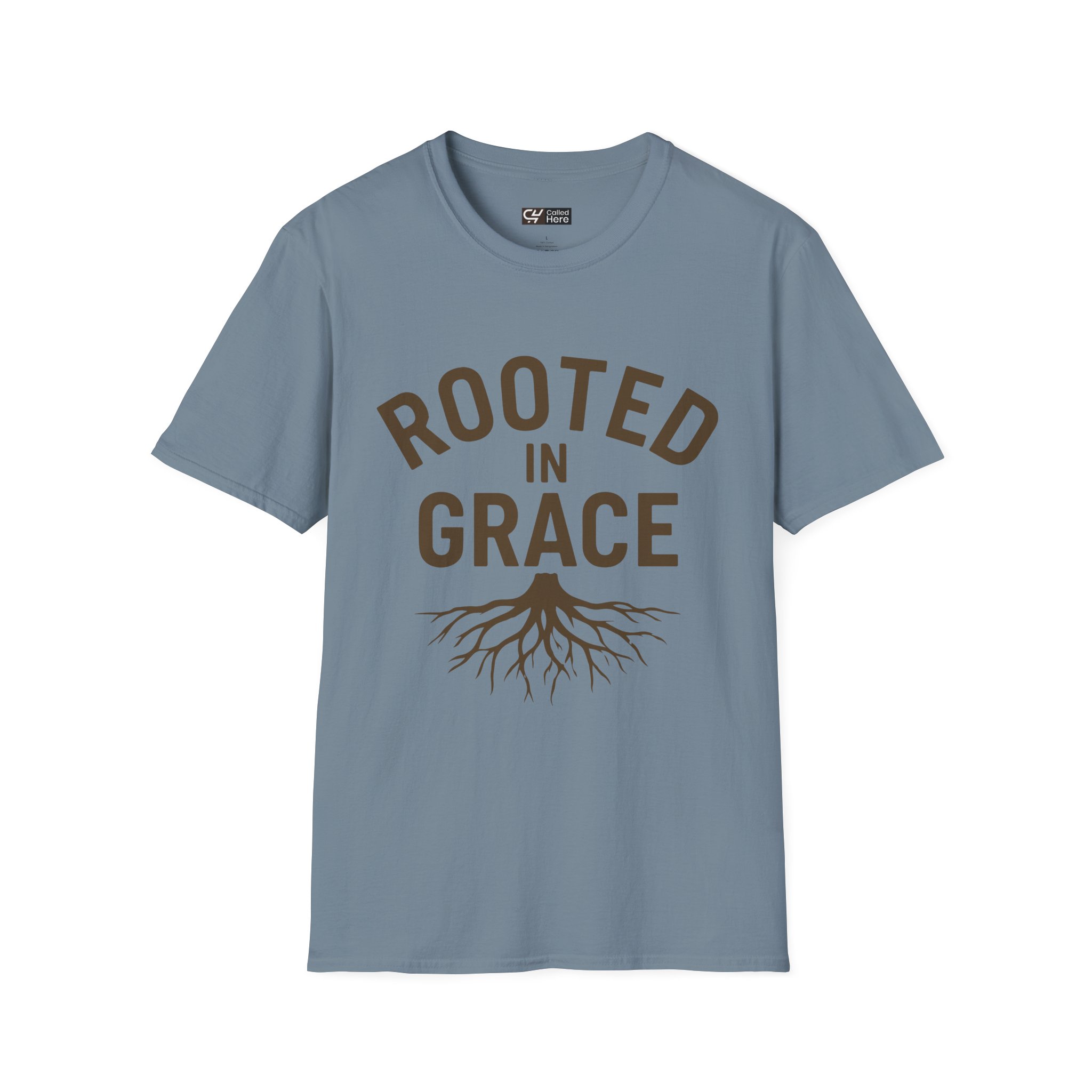 Called Here Rooted in Grace T-Shirt: Faith-Based Inspirational Tee