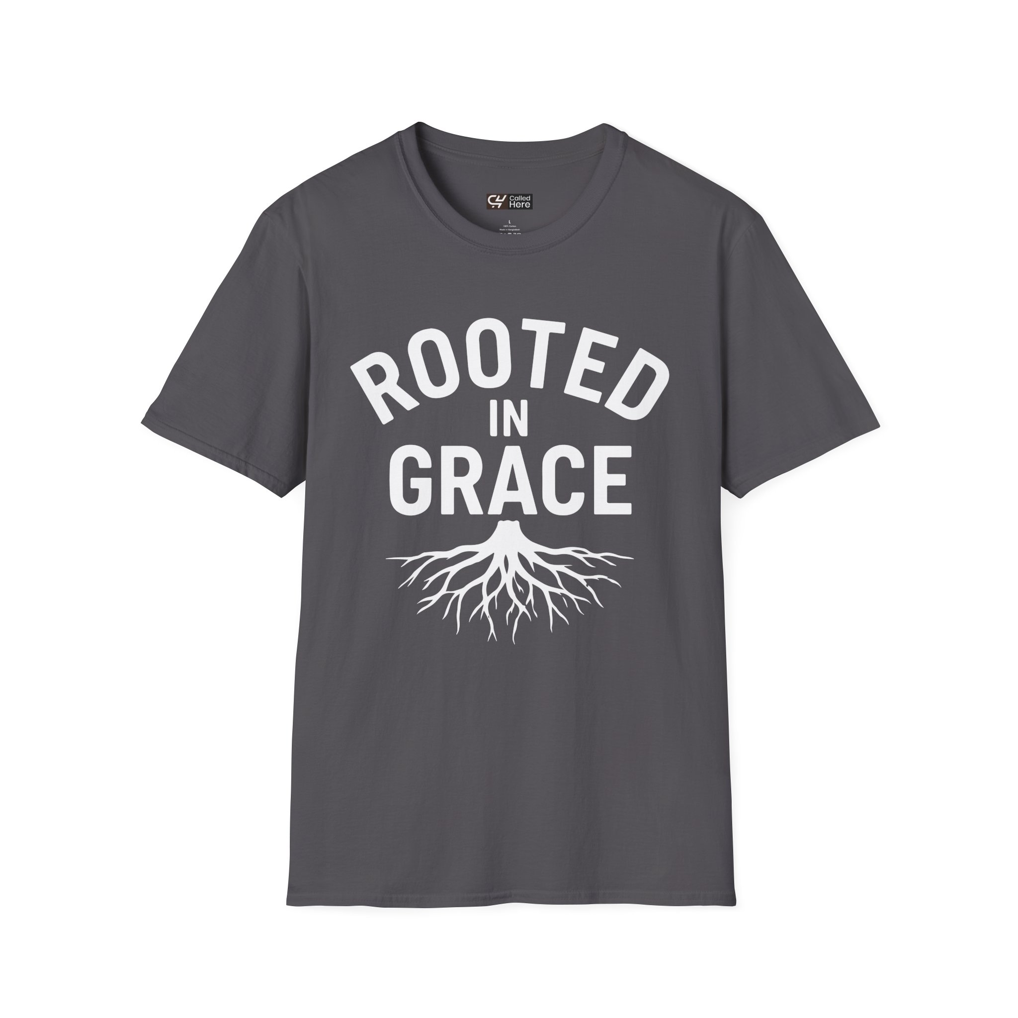 Called Here Rooted in Grace T-Shirt: Faith-Based Inspirational Tee