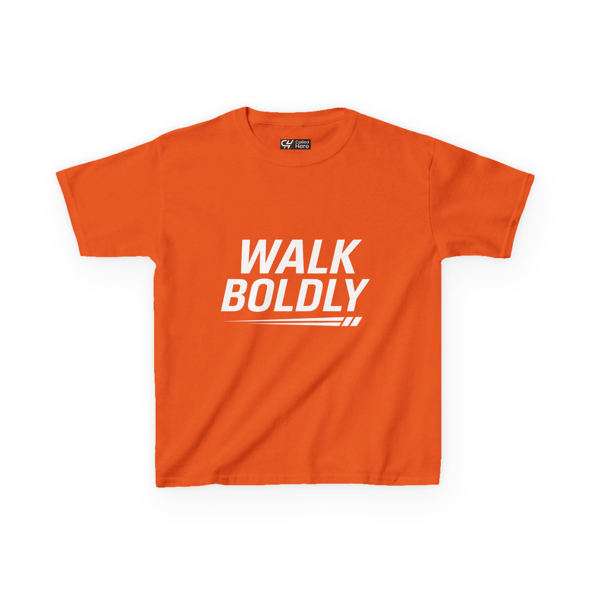 Called Here Kids Tee: Walk Boldly Shirt for Kids