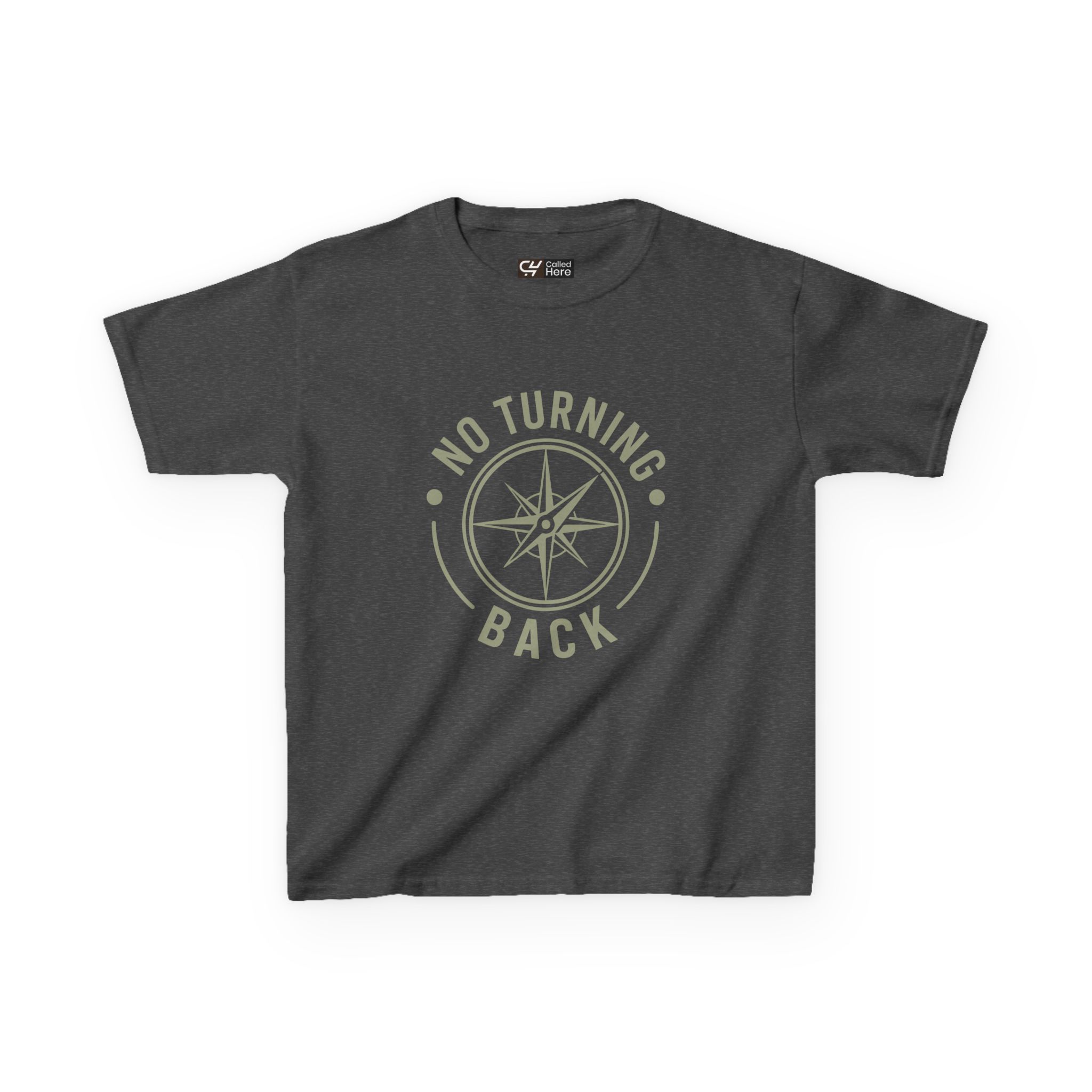 Called Here Kids T-Shirt: No Turning Back Compass Tee