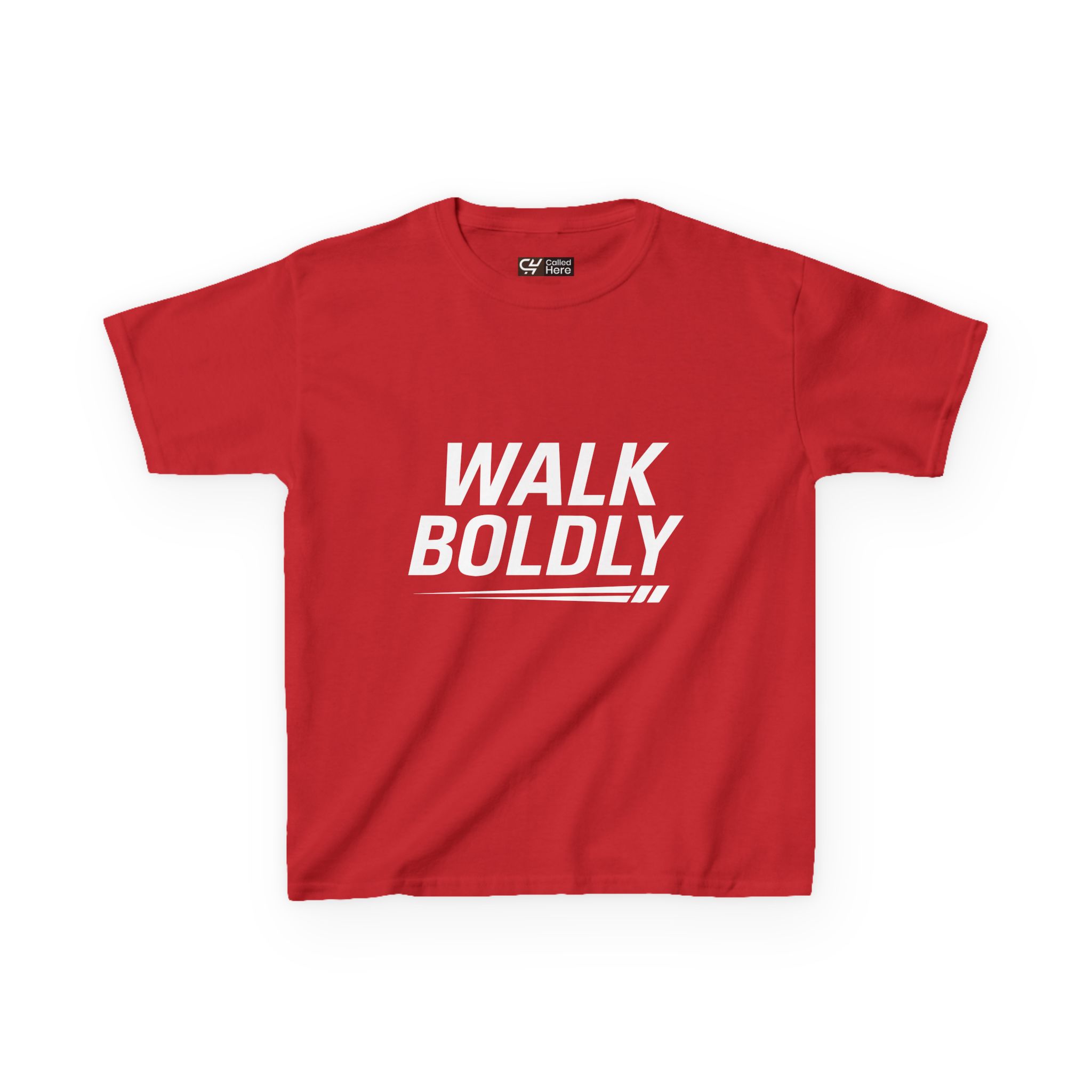 Called Here Kids Tee: Walk Boldly Shirt for Kids