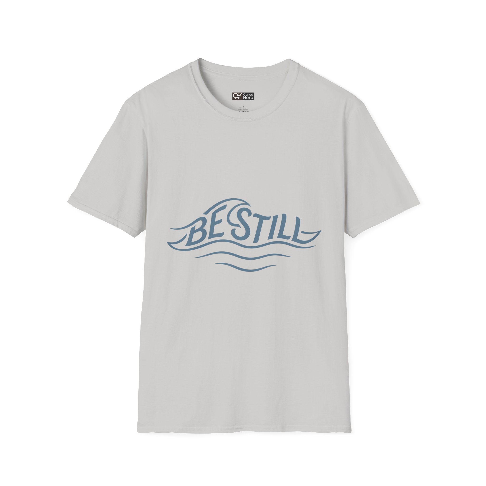 Called Here Be Still Wave Graphic Tee: Calm & Inspirational Shirt