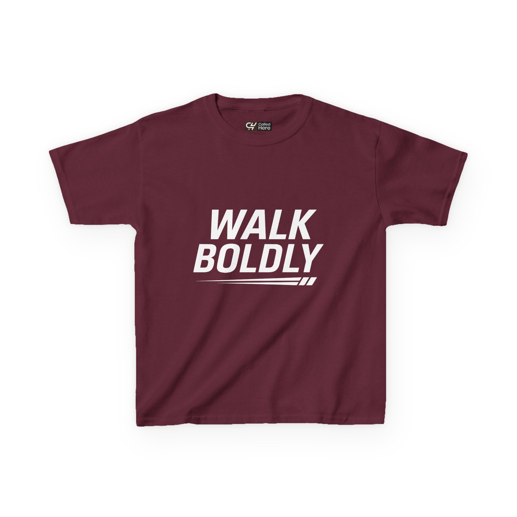 Called Here Kids Tee: Walk Boldly Shirt for Kids