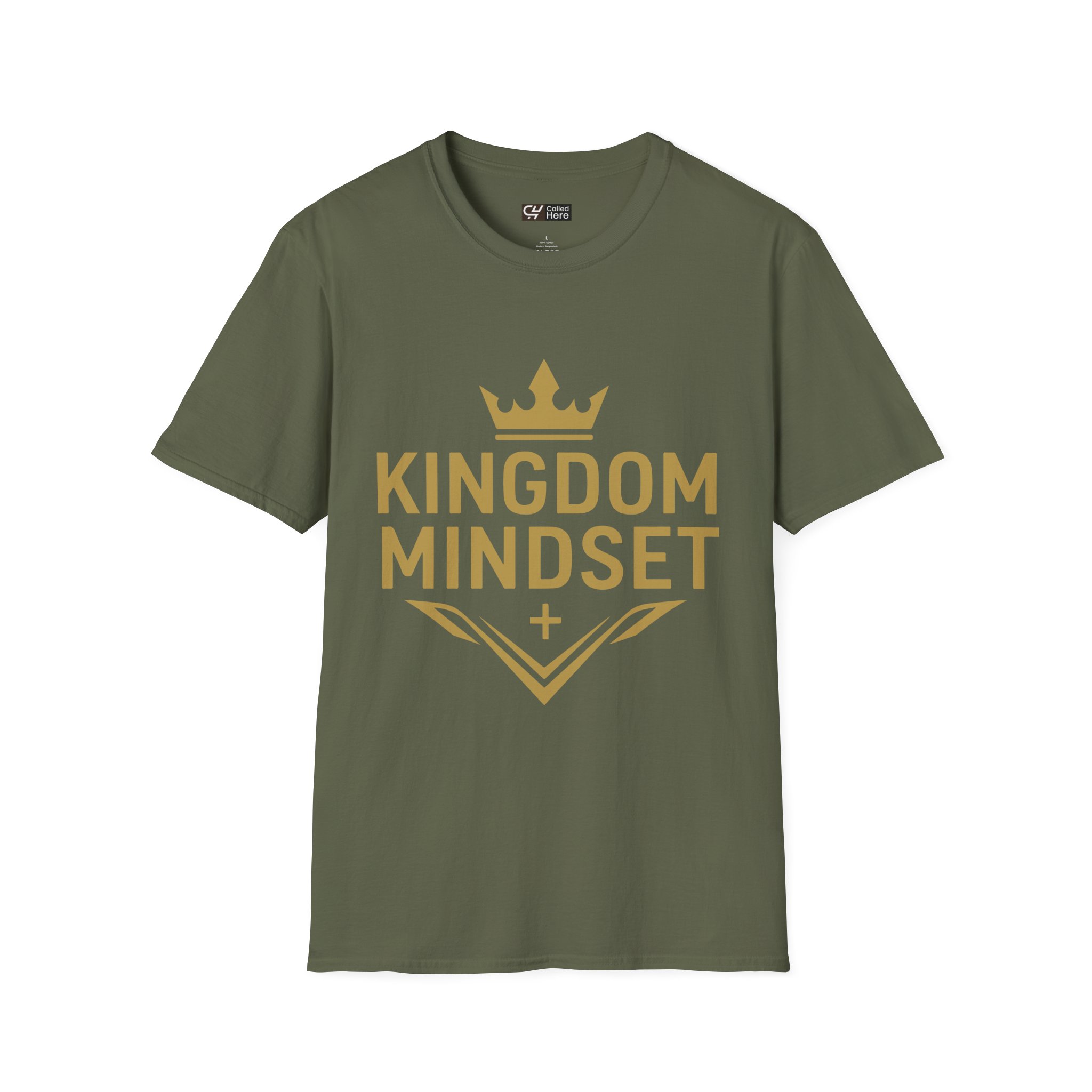 Called Here Kingdom Mindset T-Shirt: Faith-Inspired Crown Tee