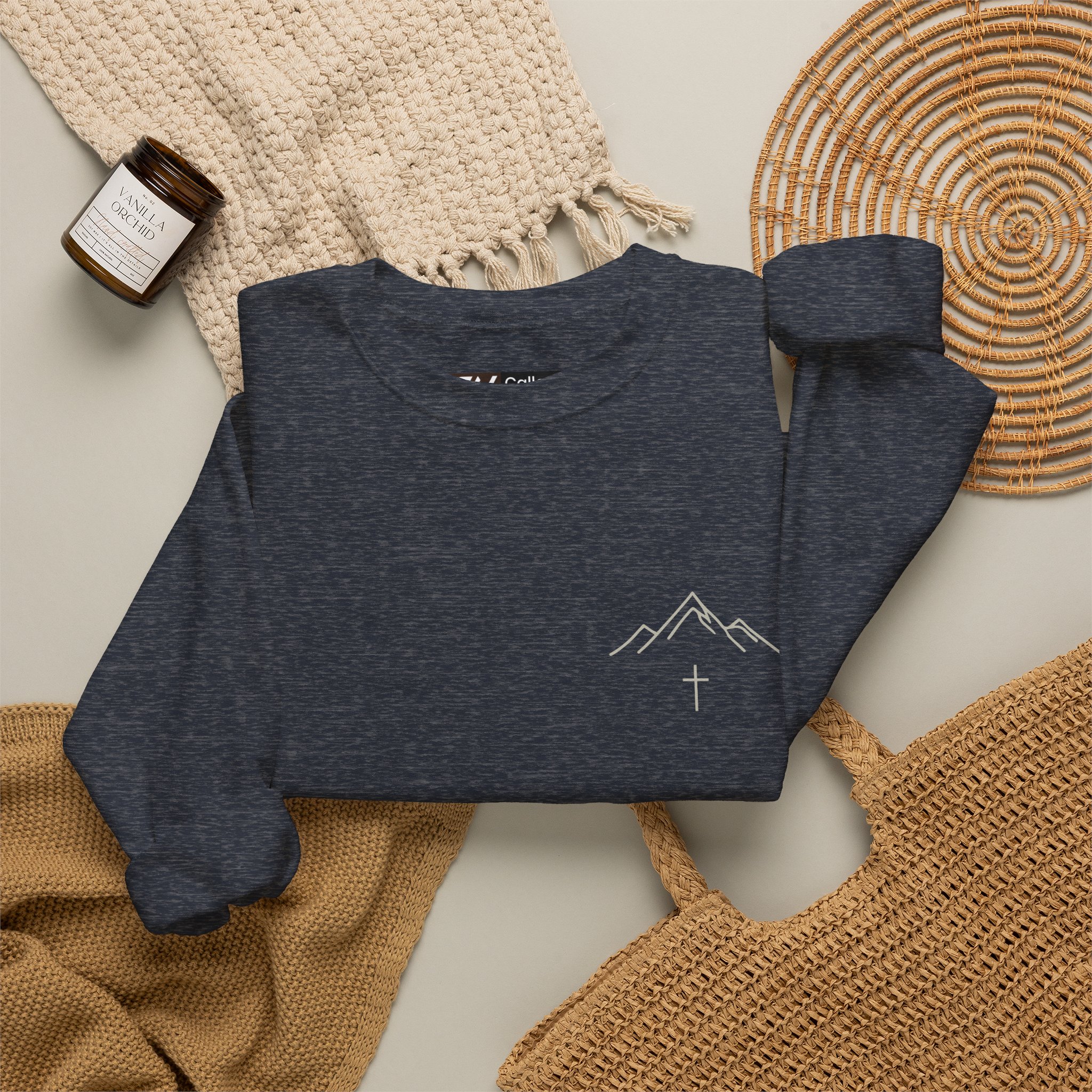 Called Here Christian Crewneck Sweatshirt: Grace in the Gaps - Ephesians 3:20
