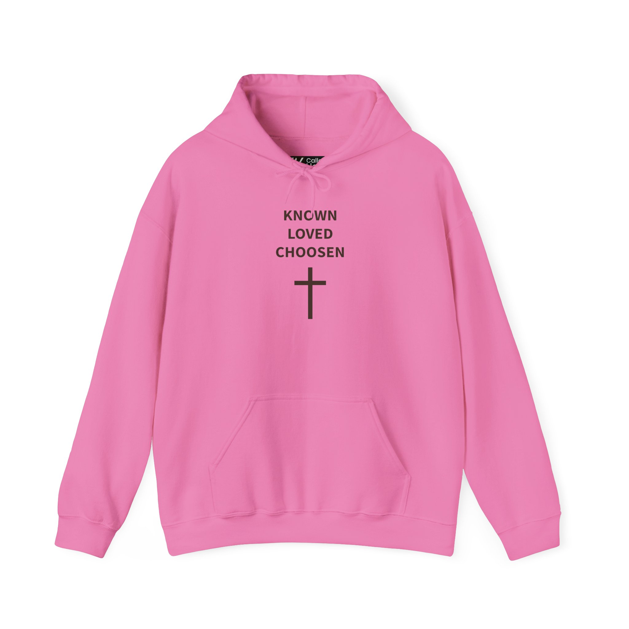 Called Here Christian Hooded Sweatshirt: Known, Loved and Chosen
