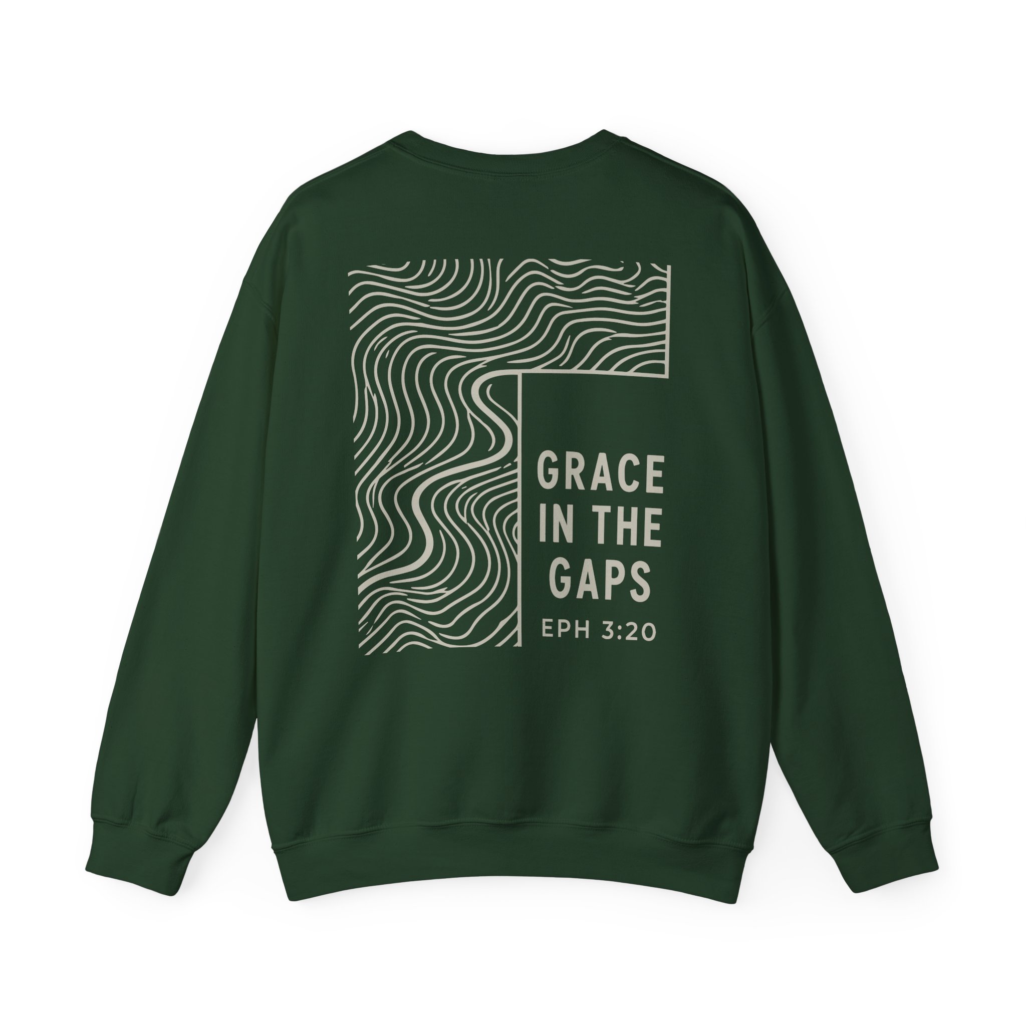 Called Here Christian Crewneck Sweatshirt: Grace in the Gaps - Ephesians 3:20
