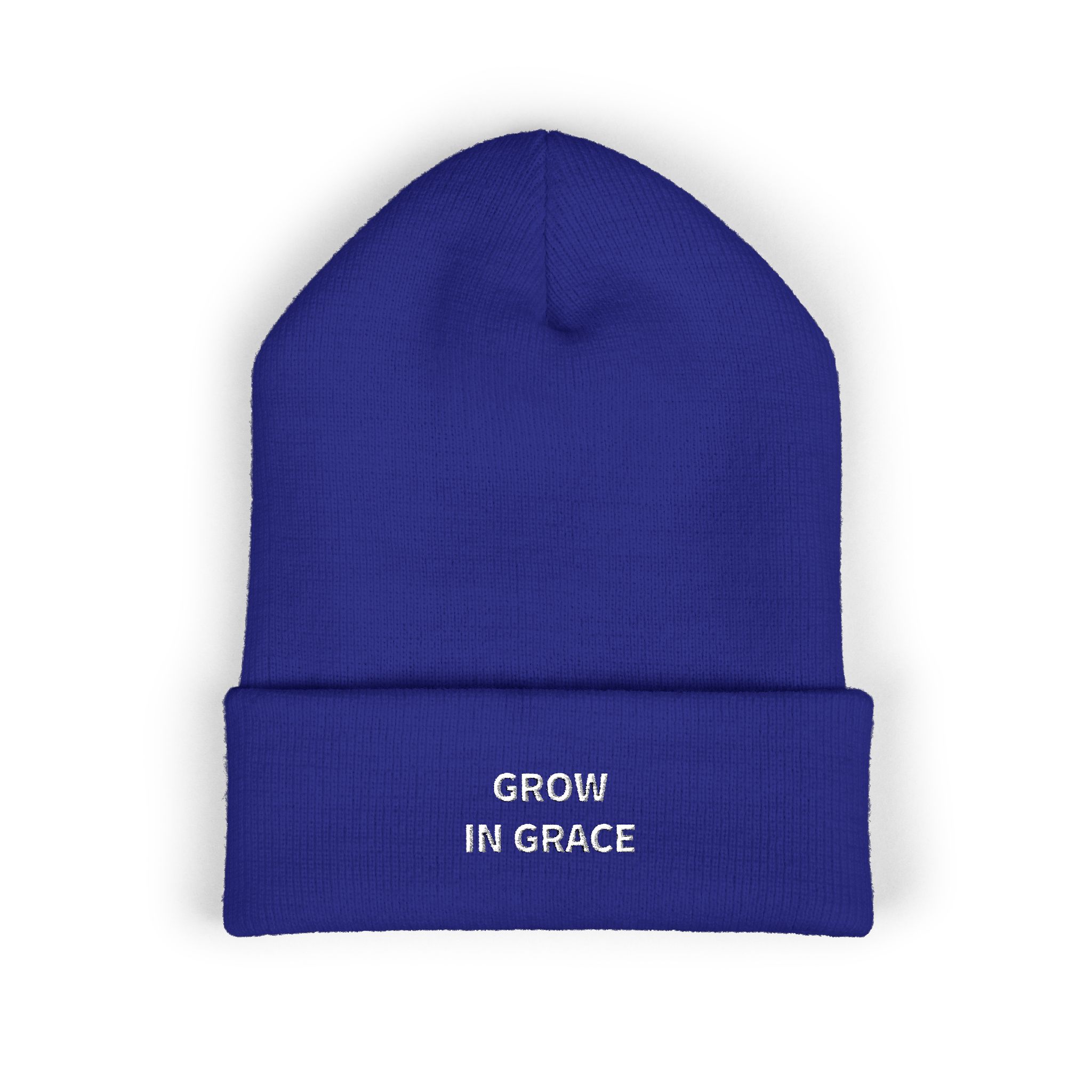 Called Here Embroidered: Grow in Grace Cuffed Beanie