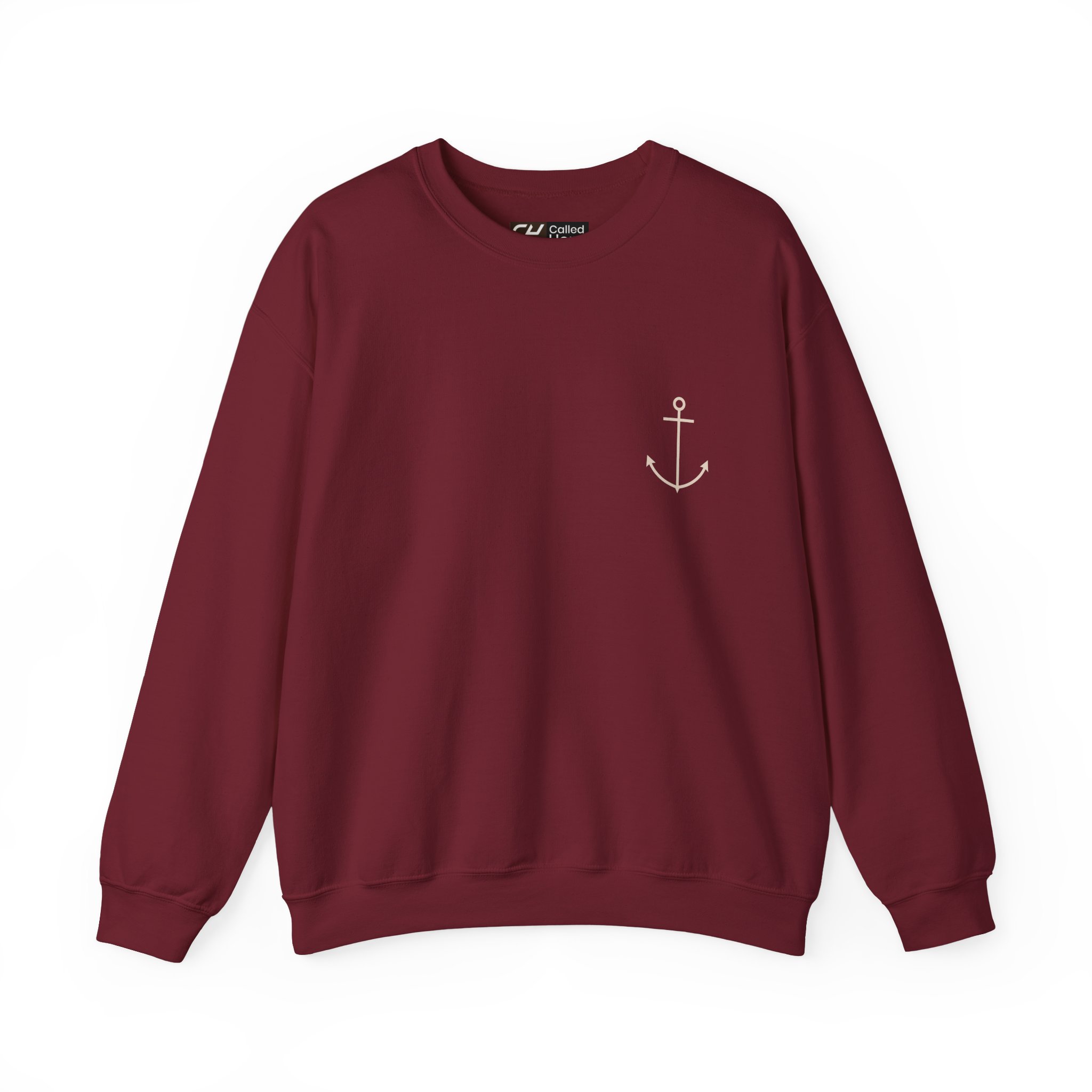 Called Here Anchor Your Soul Crewneck Sweatshirt: Compass and Anchor - Hebrews 6:19
