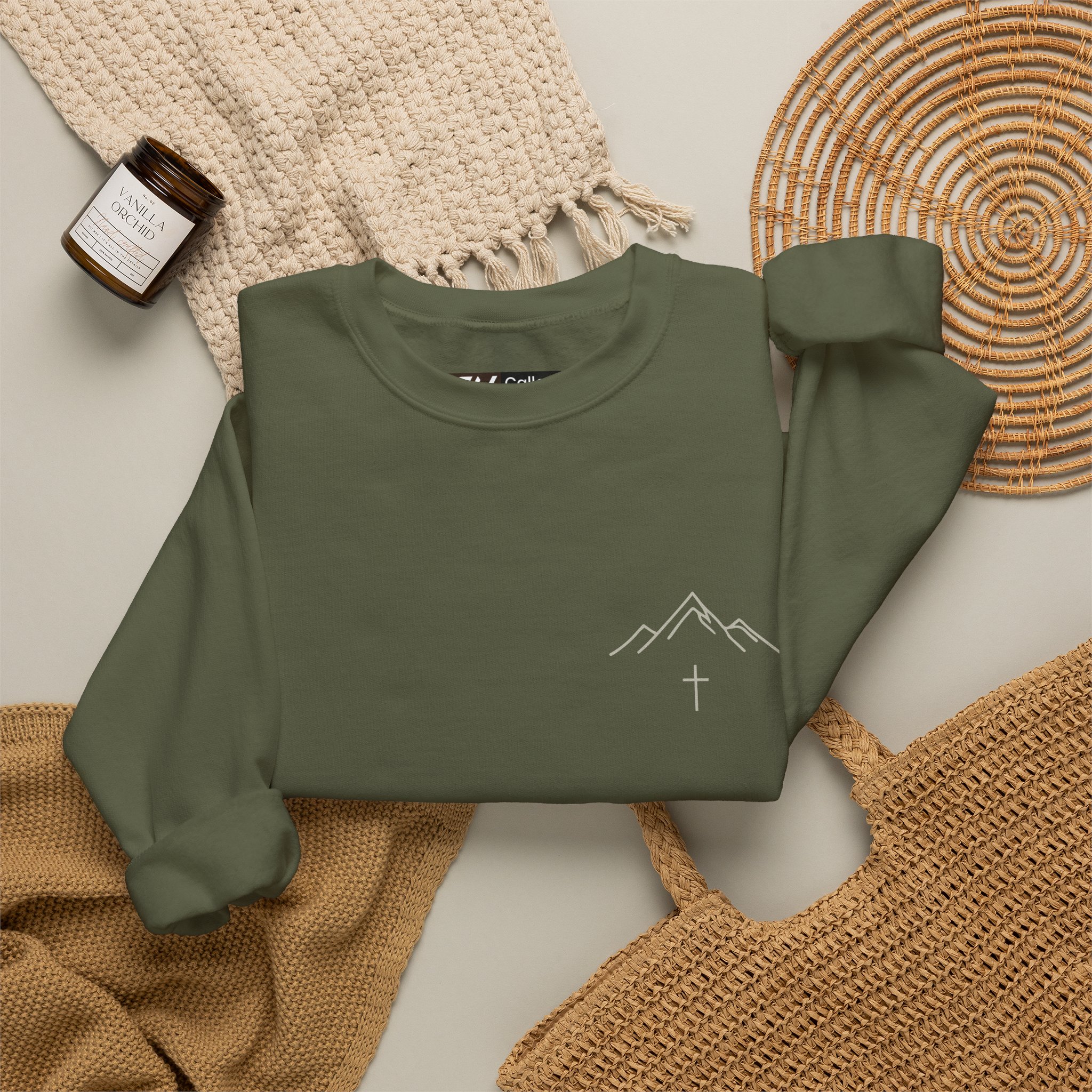 Called Here Christian Crewneck Sweatshirt: Grace in the Gaps - Ephesians 3:20